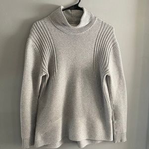 Grey High Neck Sweater